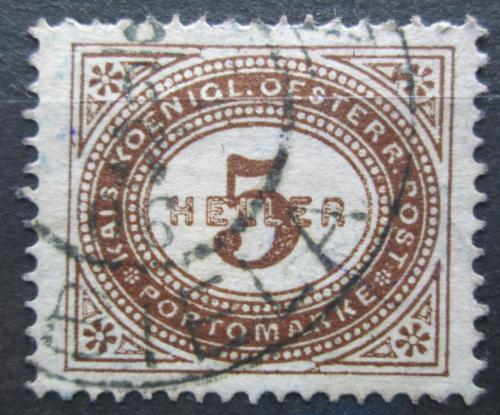 Poštová známka Rakúsko 1899 Doplatná Mi# 14