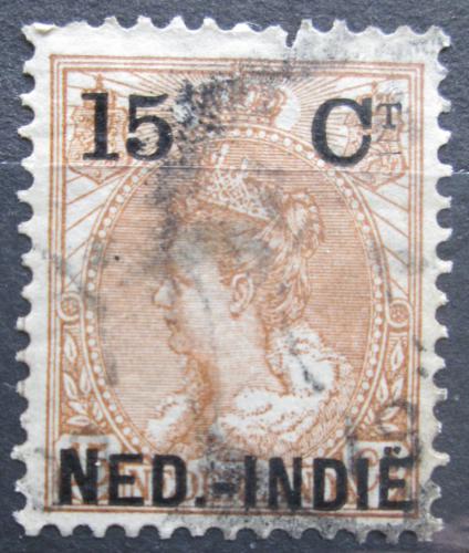 Poštová známka Nizozemská India 1899 Krá¾ovna Wilhelmina pretlaè Mi# 33