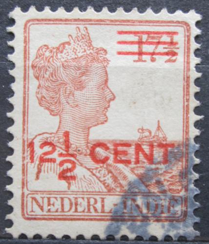 Poštová známka Nizozemská India 1921 Krá¾ovna Wilhelmina pretlaè Mi# 132