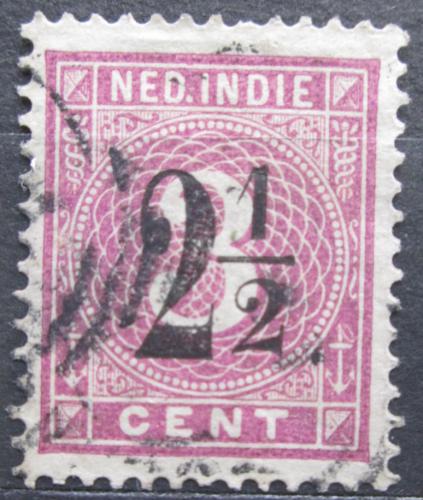 Poštová známka Nizozemská India 1902 Nominálna hodnota pretlaè Mi# 39