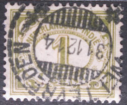 Poštová známka Nizozemská India 1913 Nominálna hodnota Mi# 108