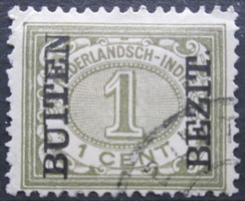 Poštová známka Nizozemská India 1908 Nominálna hodnota pretlaè Mi# 80
