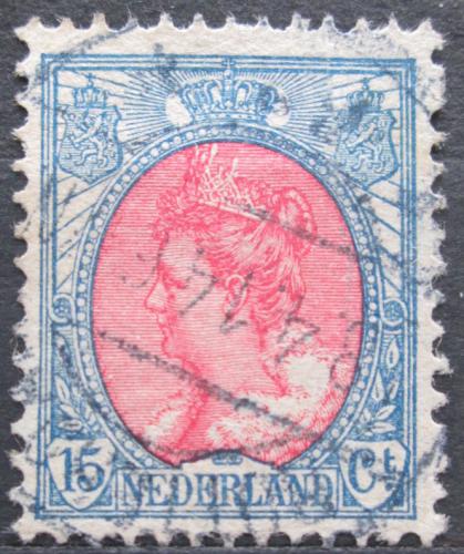 Poštová známka Holandsko 1908 Krá¾ovna Wilhelmina Mi# 77 A