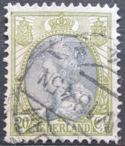 Poštová známka Holandsko 1908 Krá¾ovna Wilhelmina Mi# 79 A