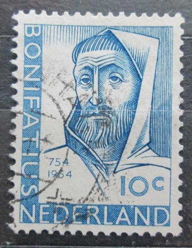 Poštová známka Holandsko 1954 Svätý Bonifacius Mi# 643