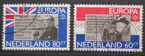 Poštové známky Holandsko 1980 Osobnosti Mi# 1168-69