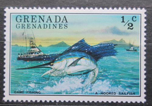 Poštová známka Grenada Gren. 1976 Športovní rybolov Mi# 157
