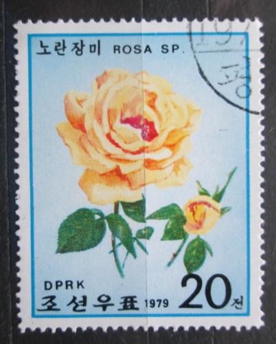 Poštová známka KLDR 1979 Rùže Mi# 1824