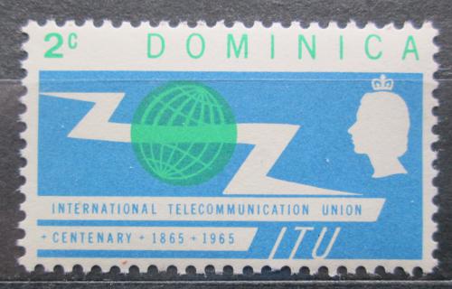 Poštová známka Dominika 1965 ITU, 100. výroèie Mi# 181