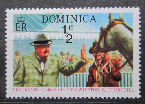 Poštová známka Dominika 1974 Winston Churchill Mi# 404