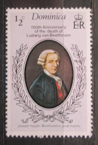 Poštová známka Dominika 1977 Ludwig van Beethoven Mi# 531