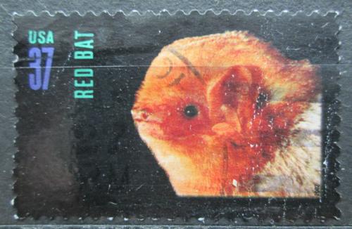 Poštová známka USA 2002 Netopýr rudohnìdý Mi# 3635