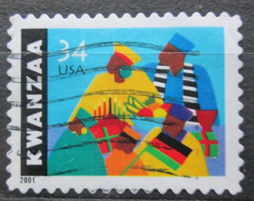 Poštová známka USA 2001 Svátek Kwanzaa Mi# 3506