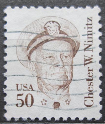 Potov znmka USA 1985 Admirl Chester W. Nimitz Mi# 1728 - zvi obrzok