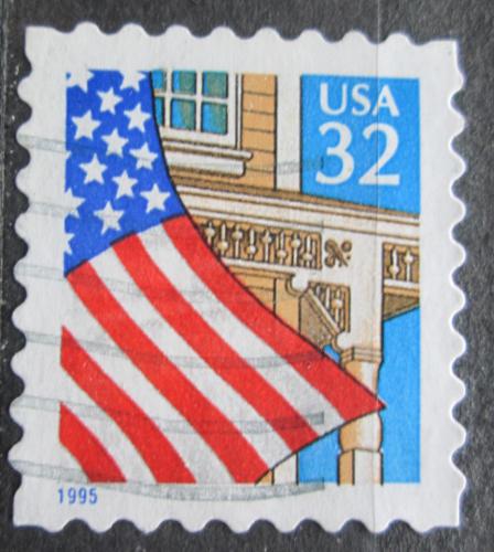 Potov znmka USA 1995 ttna vlajka Mi# 2552 A - zvi obrzok