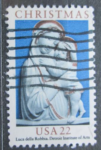 Poštová známka USA 1985 Vianoce, socha, Luca della Robbia Mi# 1778