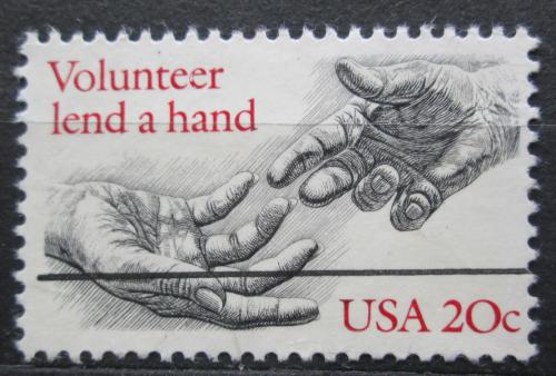 Potov znmka USA 1983 Pomoc dobrovolnk Mi# 1627 - zvi obrzok