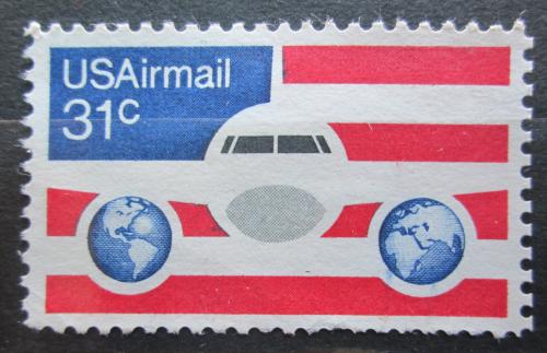 Poštová známka USA 1976 Lietadlo Mi# 1201