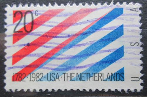 Potov znmka USA 1982 Diplomatick vztahy s Holandskom Mi# 1582