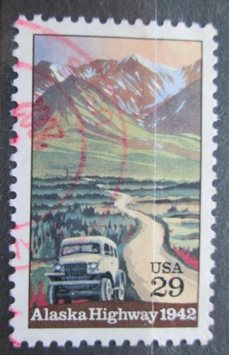 Poštová známka USA 1992 Dálnice na Aljašce, 50. výroèie Mi# 2239