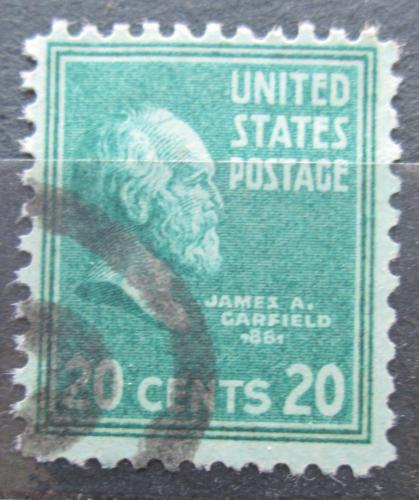 Poštová známka USA 1938 Prezident James A. Garfield Mi# 432