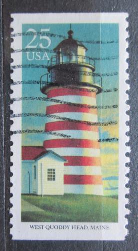 Poštovní známka USA 1990 Maják West Quoddy Head Mi# 2087