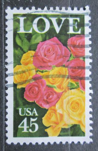 Poštová známka USA 1988 Rùže Mi# 1993