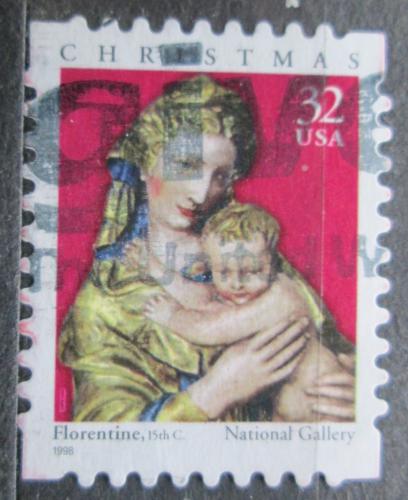 Poštová známka USA 1998 Vianoce, umenie Mi# 3050 BA