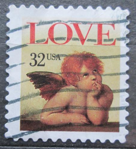 Poštová známka USA 1995 Andìl, Raffael Mi# 2560 A