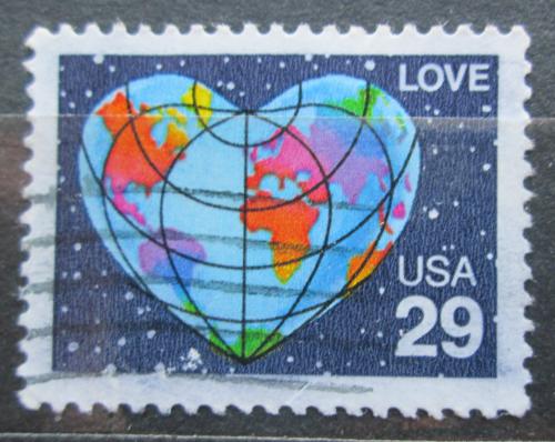 Poštová známka USA 1991 Mapa svìta Mi# 2132 A