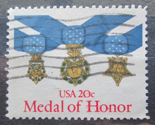 Poštová známka USA 1983 Medaile za služby Mi# 1633