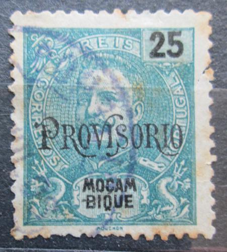 Poštová známka Mozambik 1902 Krá¾ Ludvík I. pretlaè Mi# 91