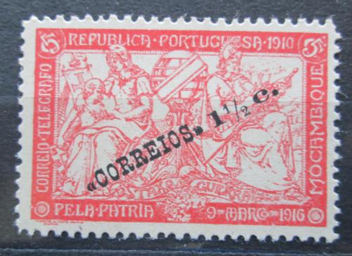 Poštová známka Mozambik 1920 Daòová pretlaè Mi# 208