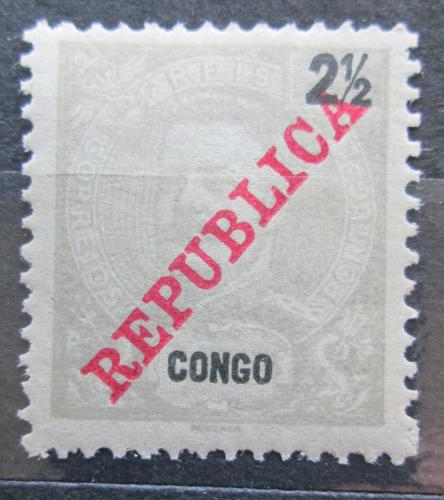 Poštová známka Portugalské Kongo 1911 Krá¾ pretlaè Mi# 60