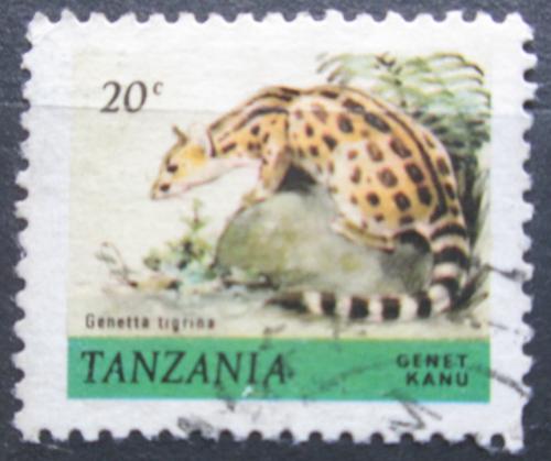 Poštová známka Tanzánia 1980 Ženetka skvrnitá Mi# 162