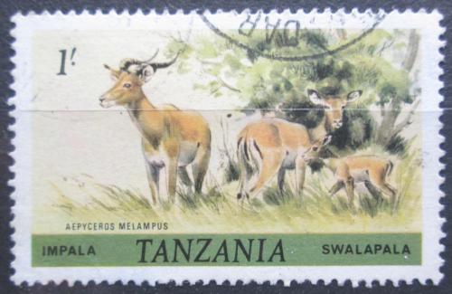 Poštová známka Tanzánia 1980 Impala Mi# 167