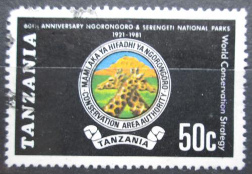 Poštová známka Tanzánia 1981 Emblém NP Ngorongoro Mi# 175