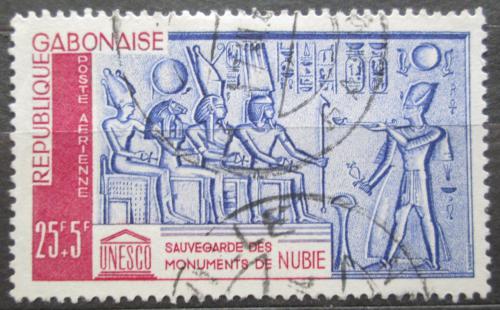 Poštová známka Gabon 1964 Kampaò za záchranu Núbie Mi# 194