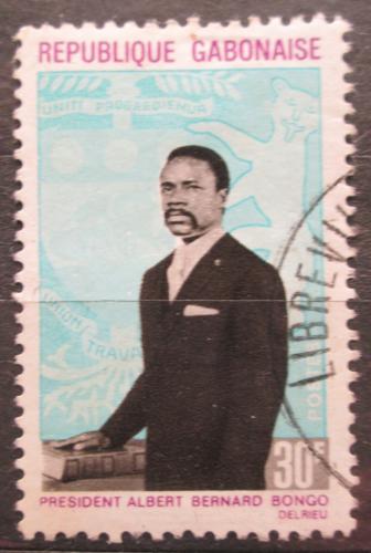Poštová známka Gabon 1968 Prezident Bongo Mi# 300