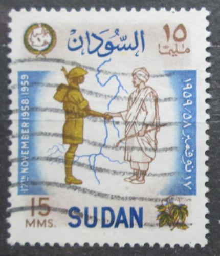 Poštová známka Súdán 1959 Voják a farmáø Mi# 157