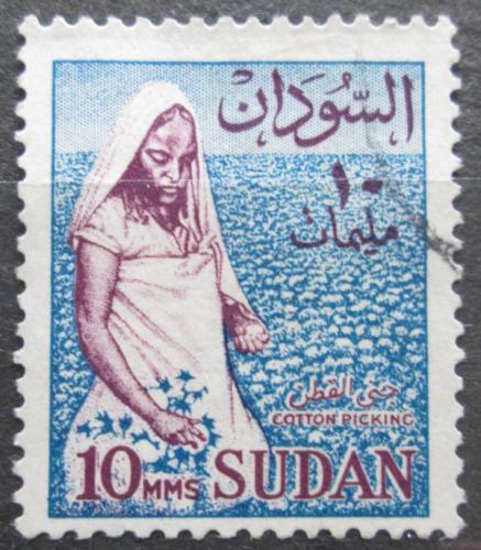 Poštová známka Súdán 1962 Sbìraèka bavlny Mi# 180