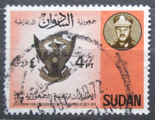 Poštová známka Súdán 1972 Prezidentské volby Mi# 284 