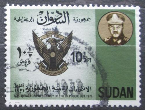 Poštová známka Súdán 1972 Prezidentské volby Mi# 285