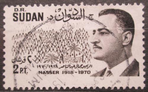 Poštová známka Súdán 1973 Prezident Gamal Abdel Nasser Mi# 298