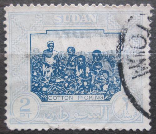 Poštová známka Súdán 1951 Sbìr bavlny Mi# 138