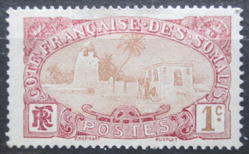 Poštová známka Francúzské Somálsko 1909 Mešita v Tadschurah Mi# 66