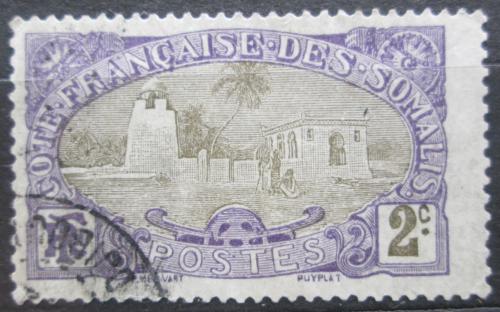 Poštová známka Francúzské Somálsko 1909 Mešita v Tadschurah Mi# 67