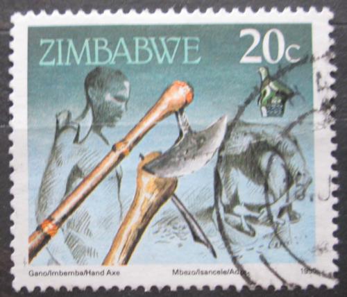 Poštová známka Zimbabwe 1990 Sekera Mi# 425
