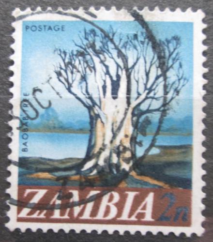 Poštová známka Zambia 1968 Chlebovník Mi# 40