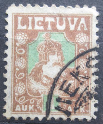 Poštová známka Litva 1921 Velkokníže Kìstutis Mi# 95